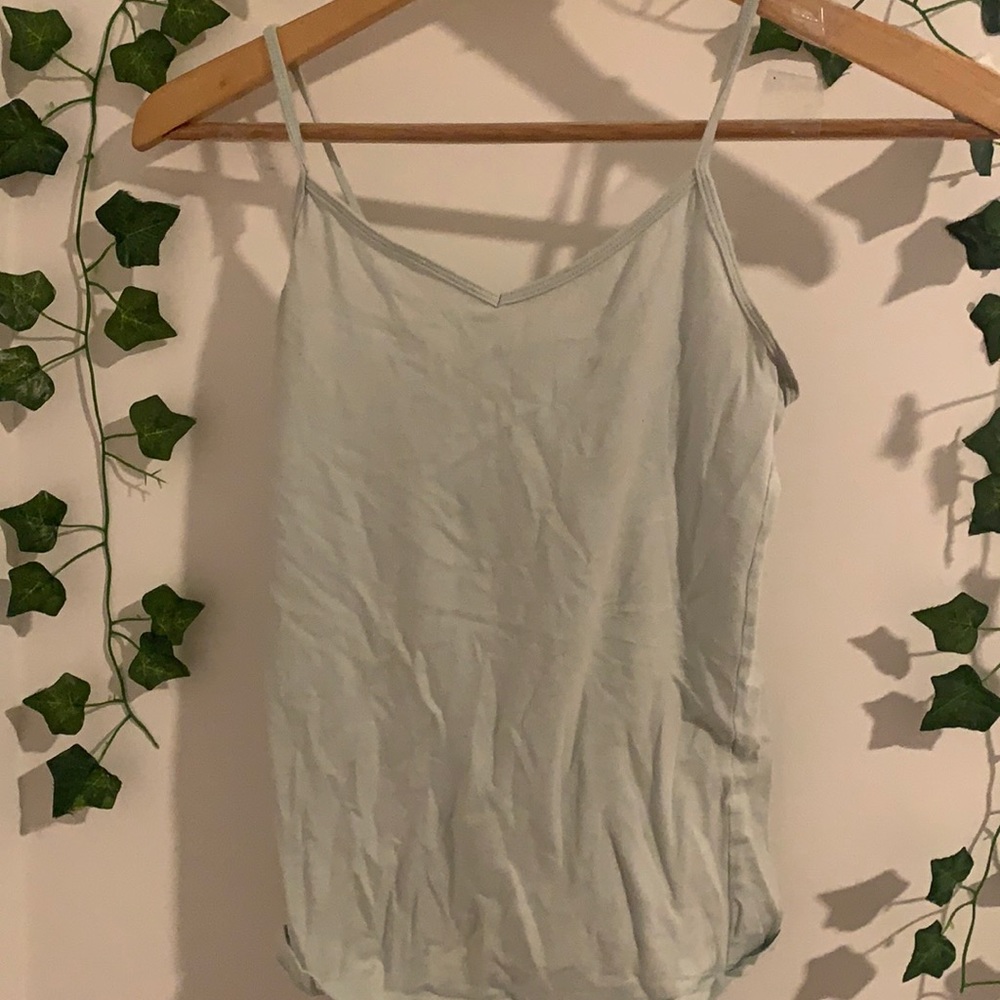 Mint green tank